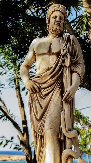 Statue d'Ascl�pios